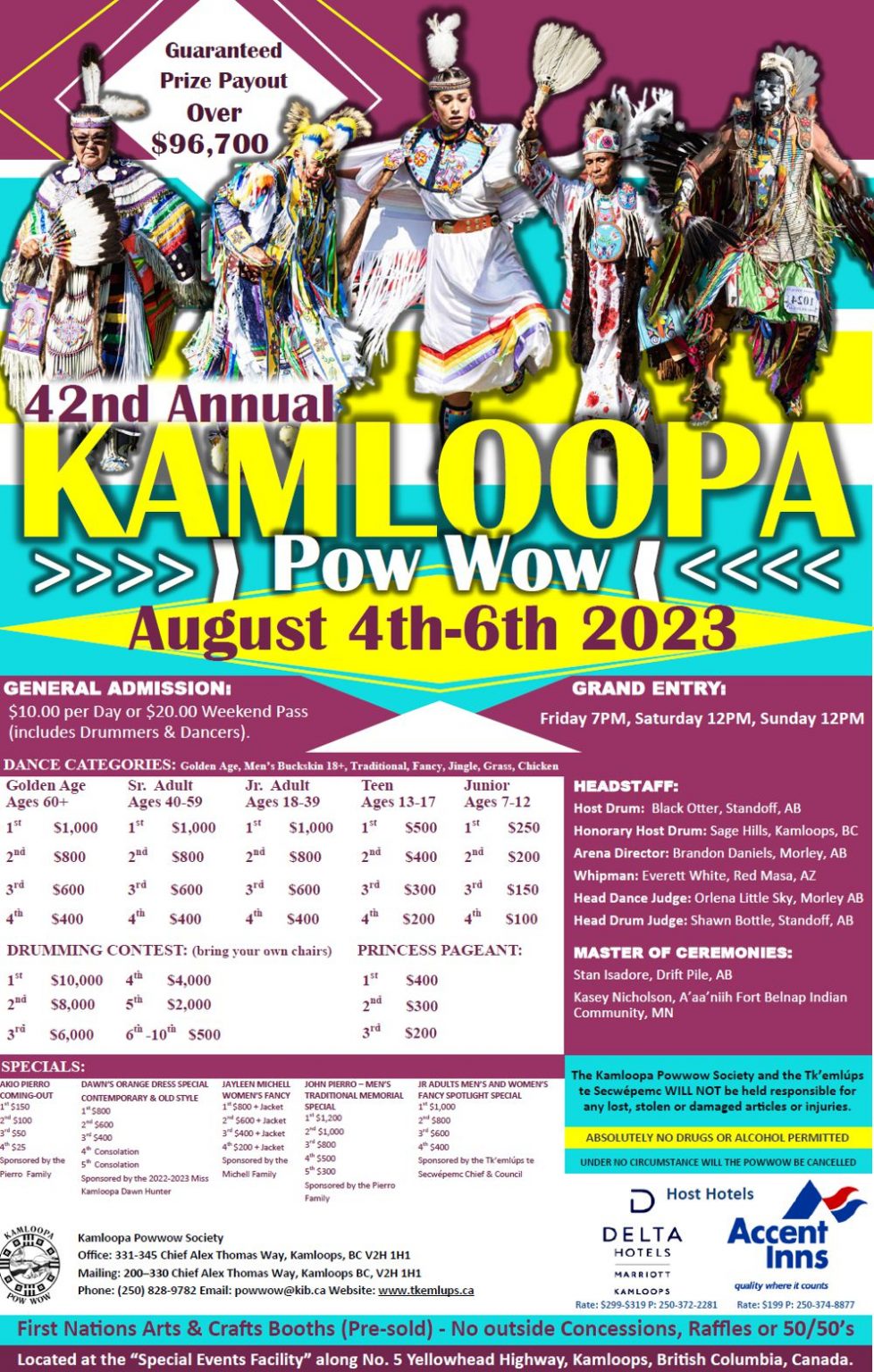 Aug 4 6 Kamloopa Powwow Tk̓emlúps te Secwépemc