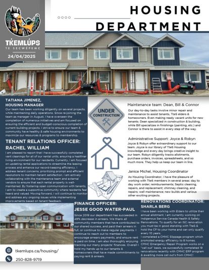 TteS Housing News Spring 2025